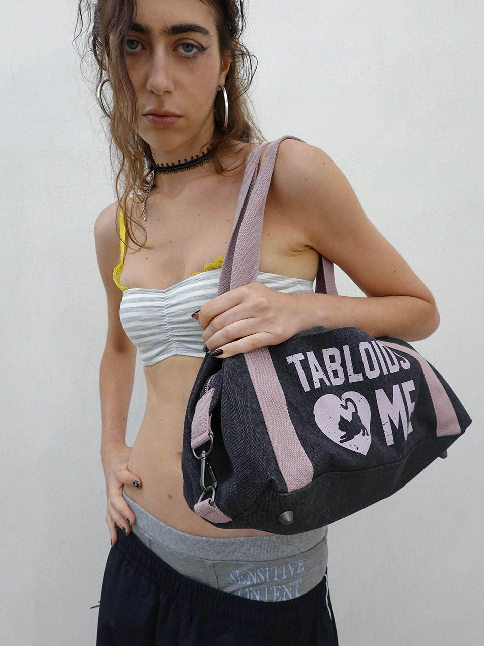 Vintage Canvas Bowling Bag Charcoal