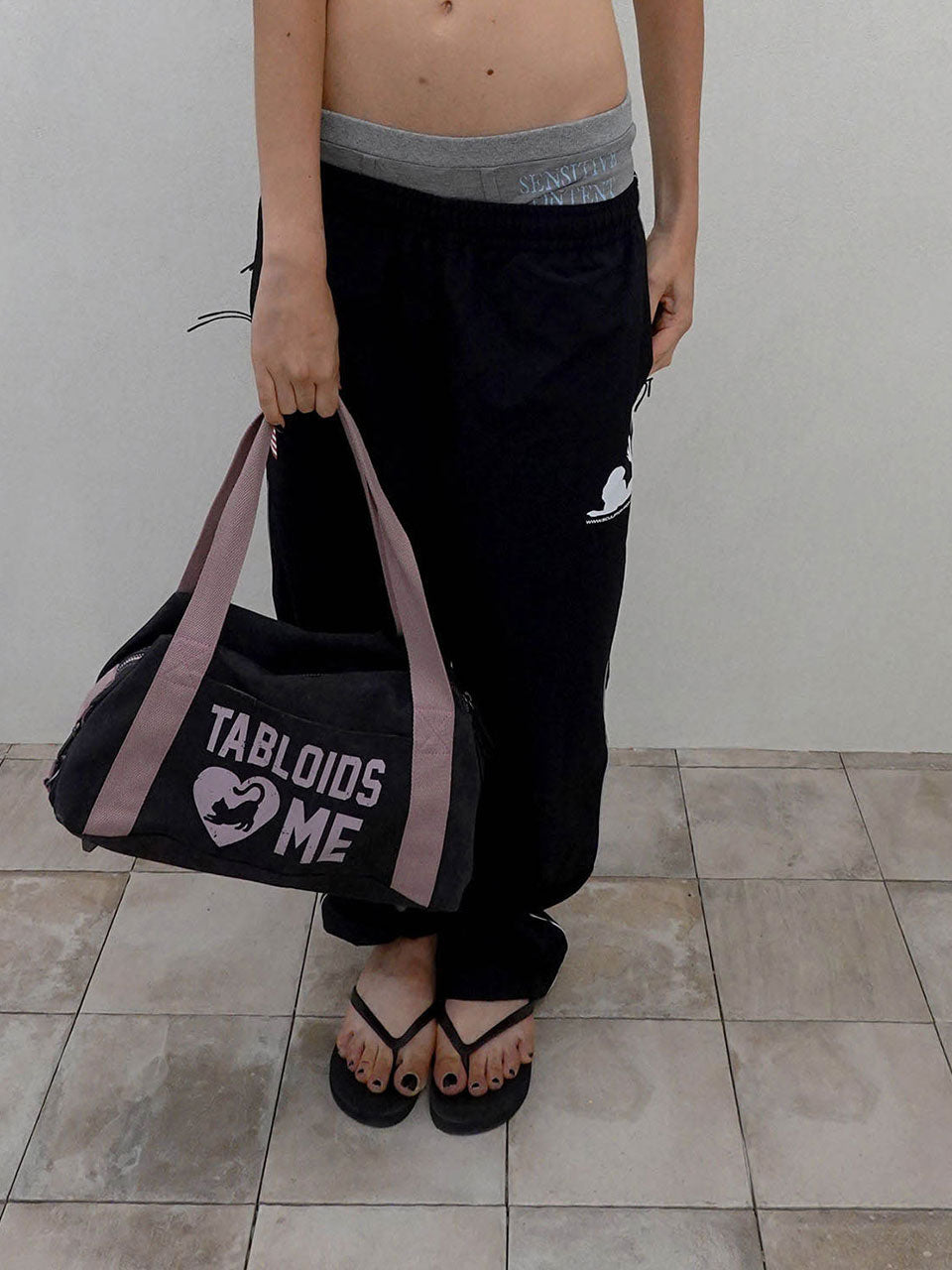Vintage Canvas Bowling Bag Charcoal