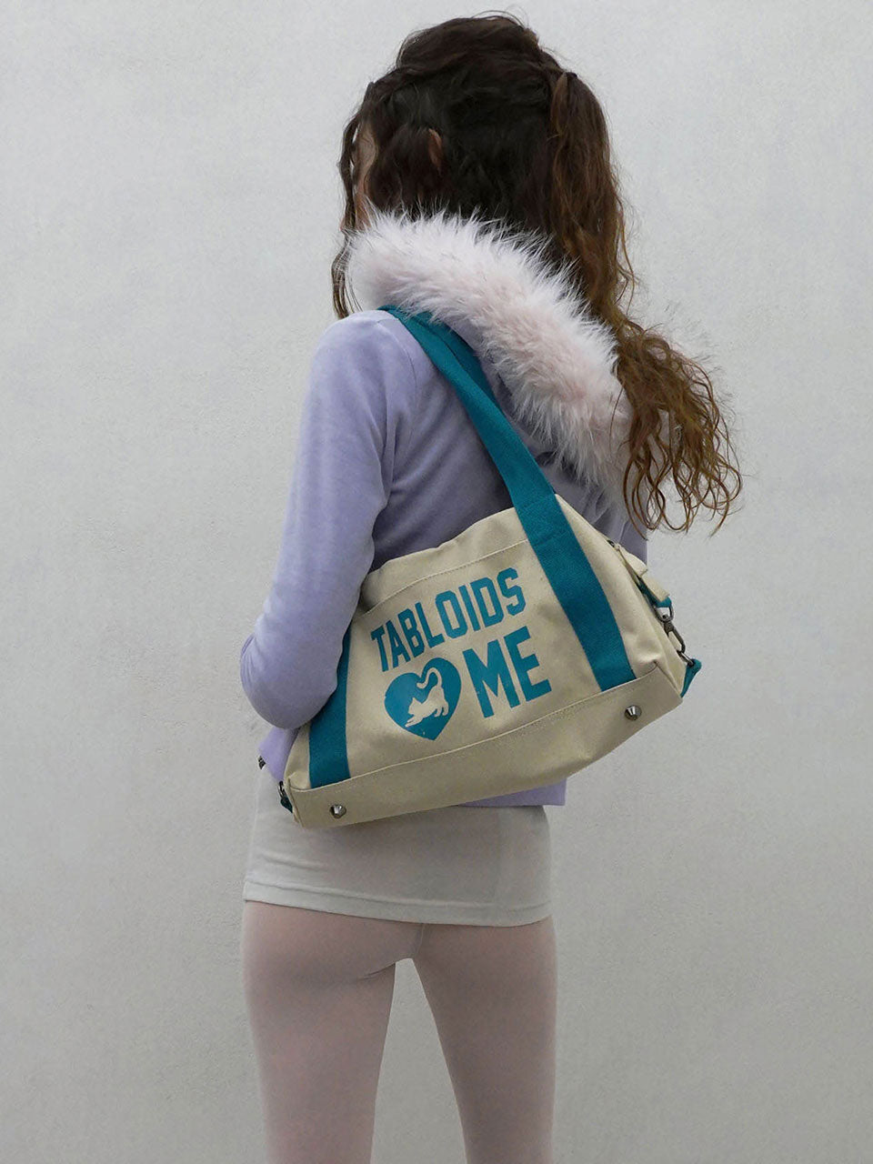Vintage Canvas Bowling Bag Cream