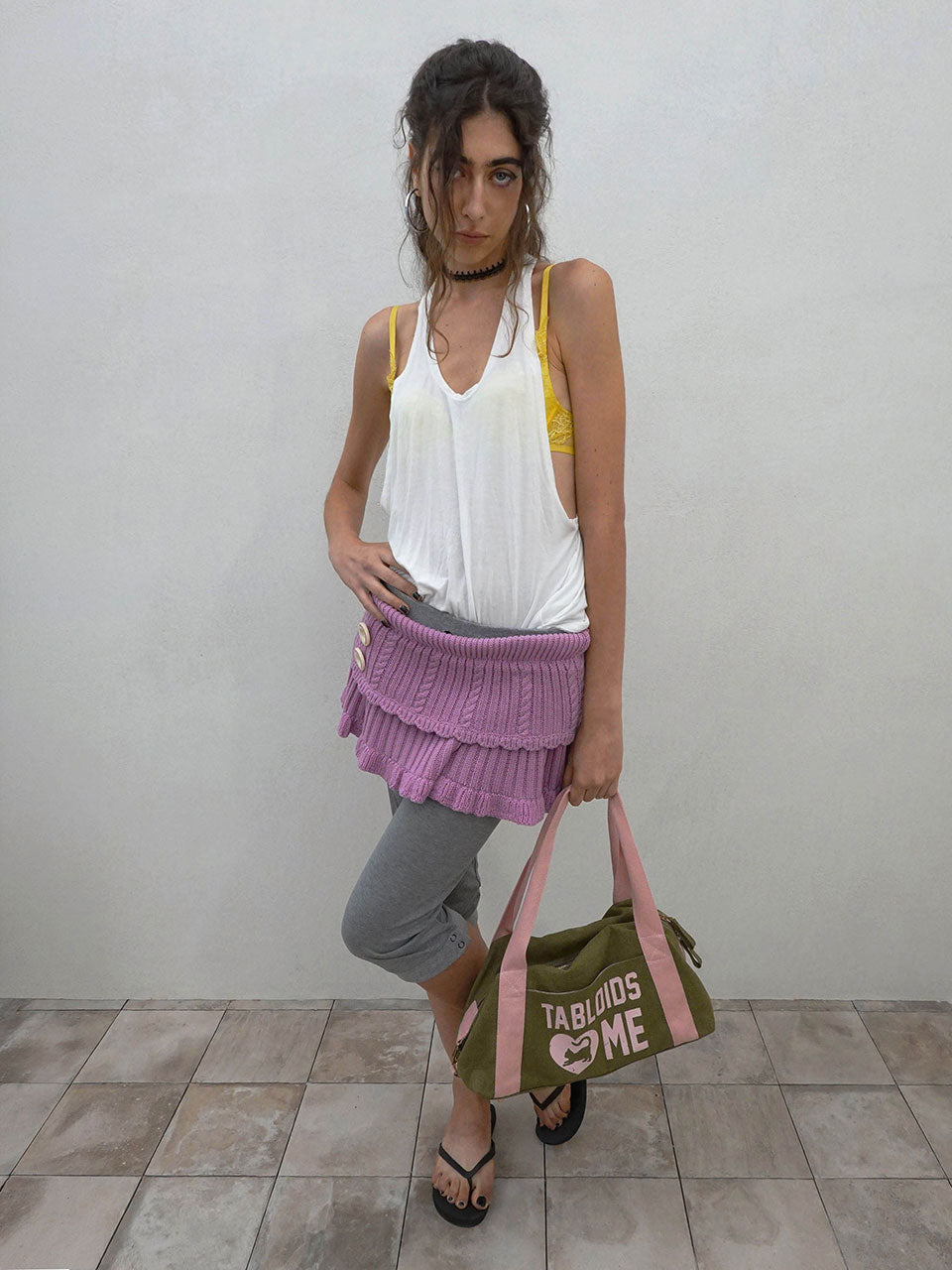 Vintage Canvas Bowling Bag Khaki