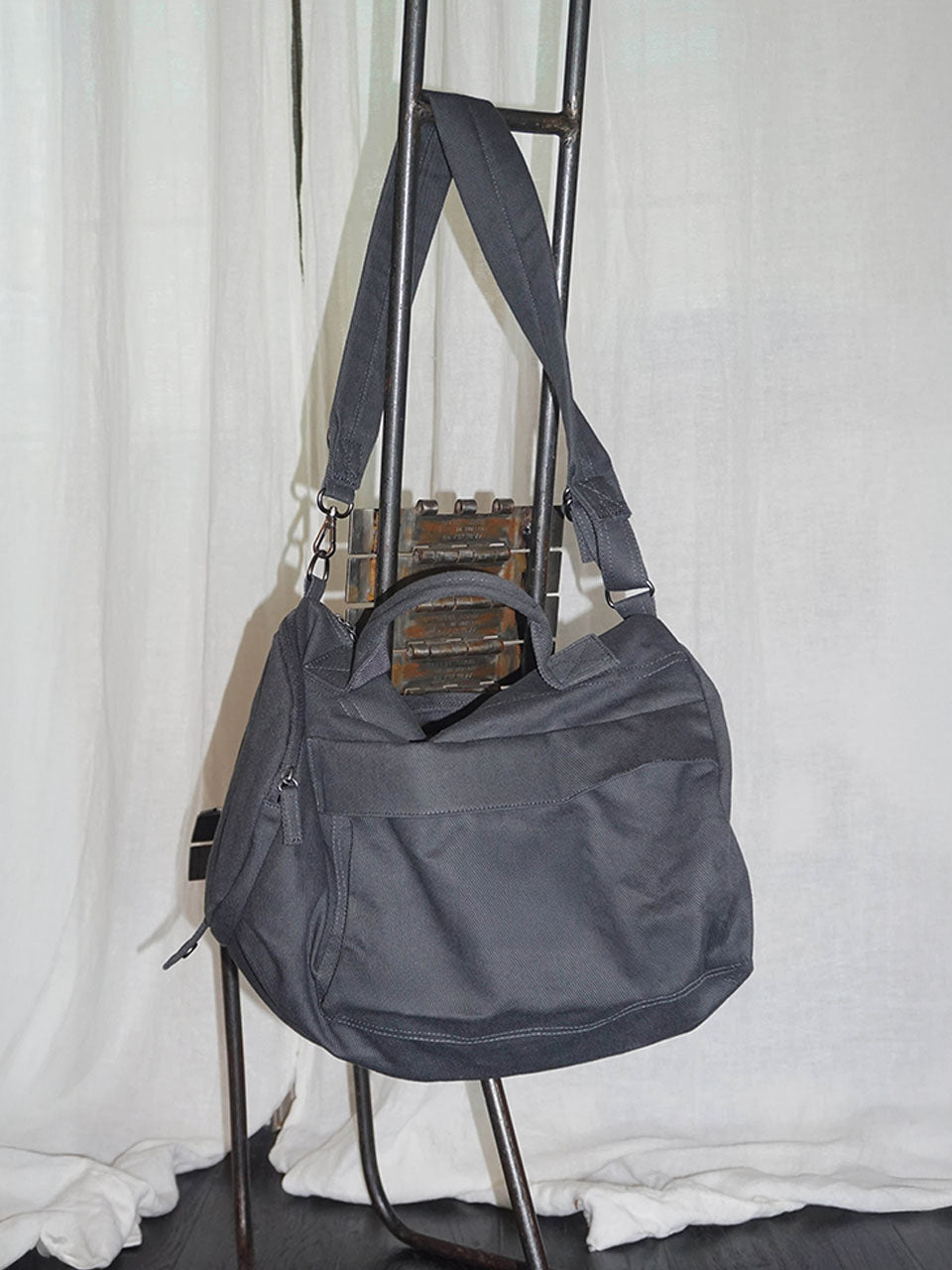 Three-Way Twill Bag Warm Gray