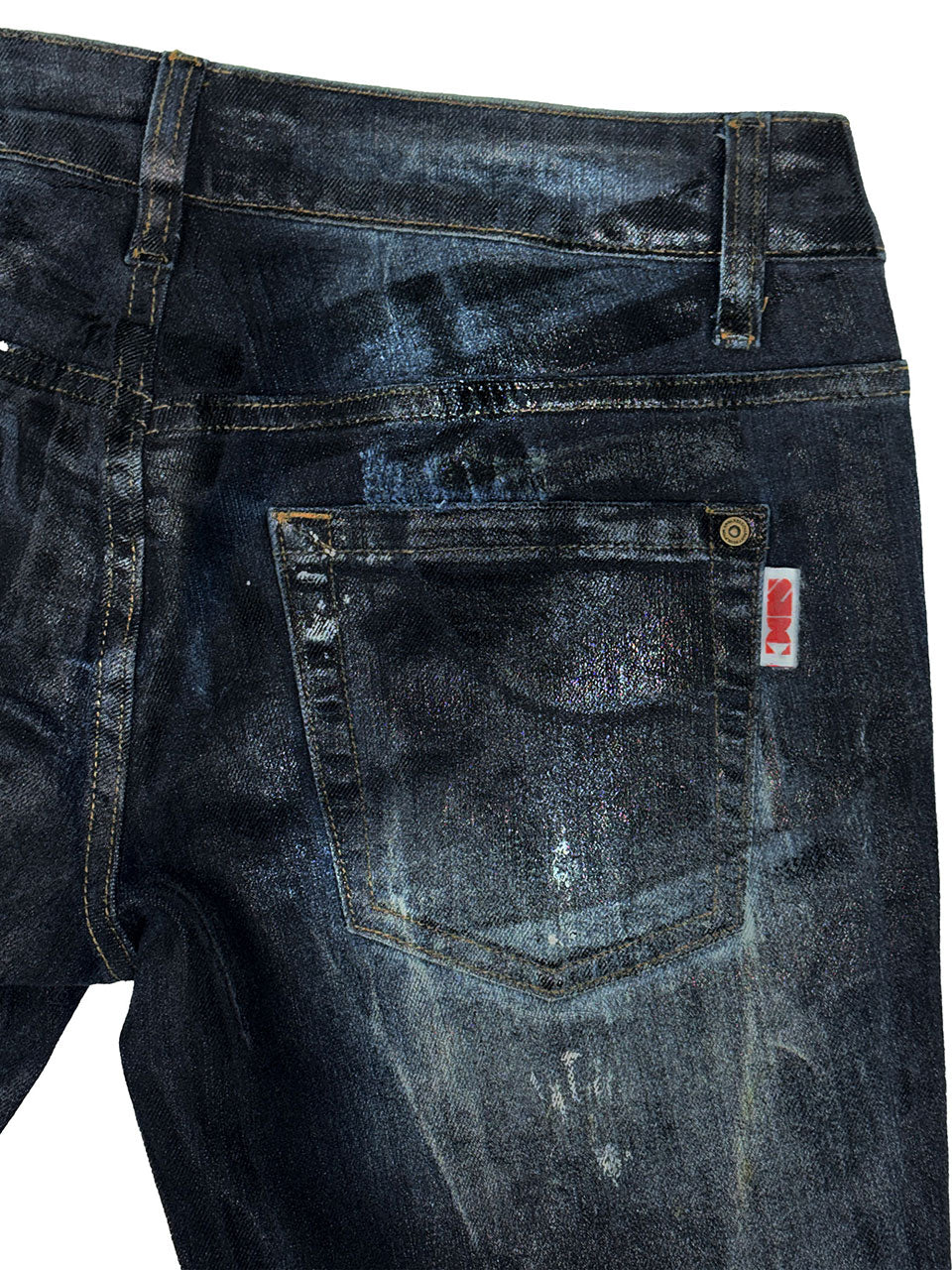 Wet Skinny Jeans Indigo