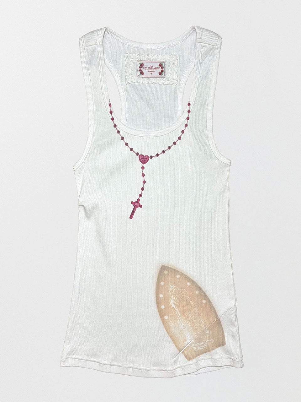 Iron Fail Tank Top White