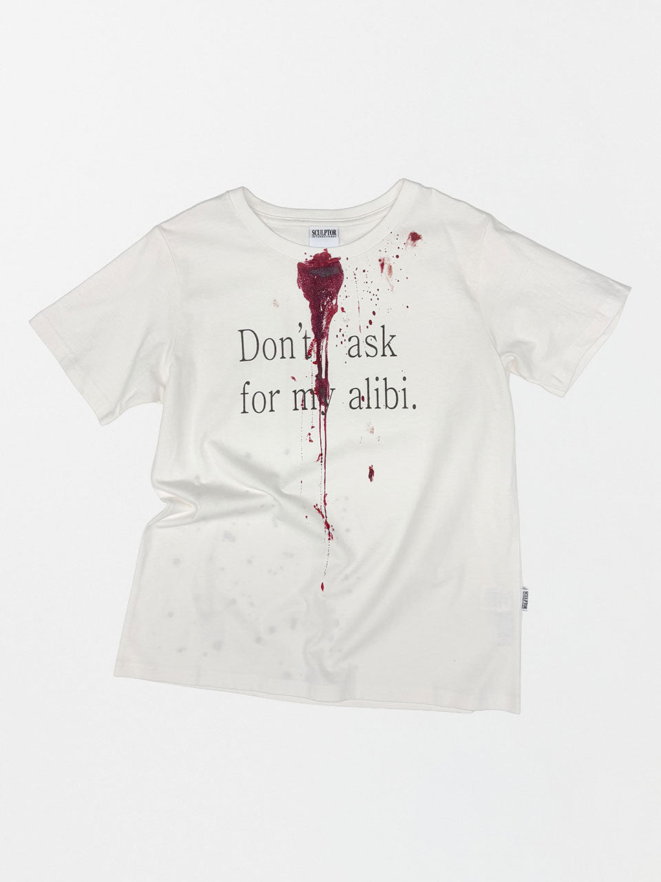 Raw Statement Tee White