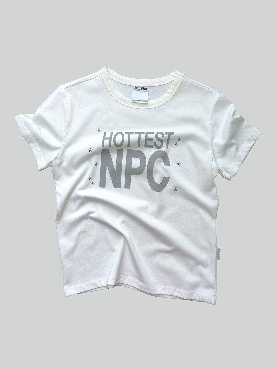 Hottest NPC Tee White