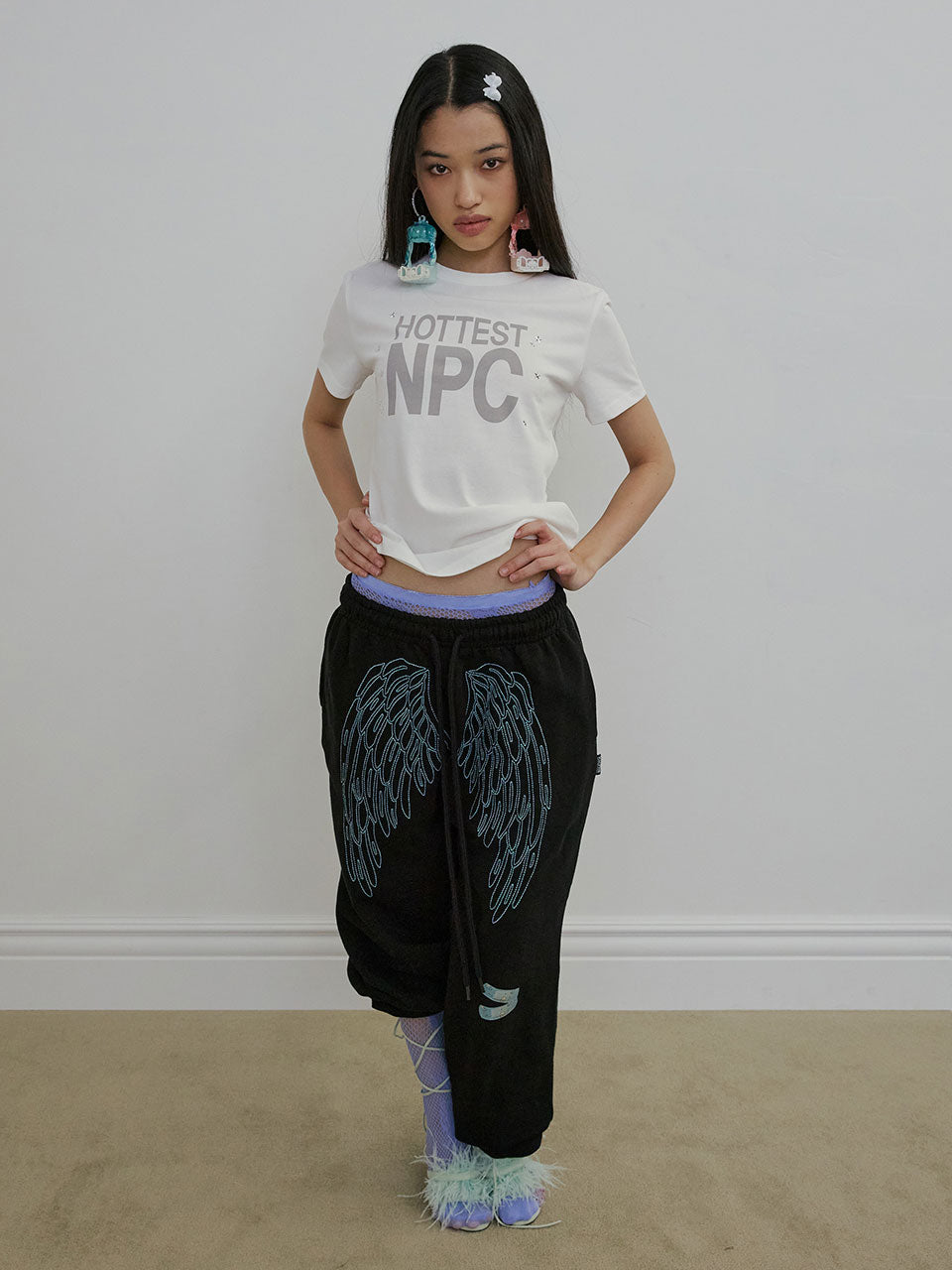 Hottest NPC Tee White