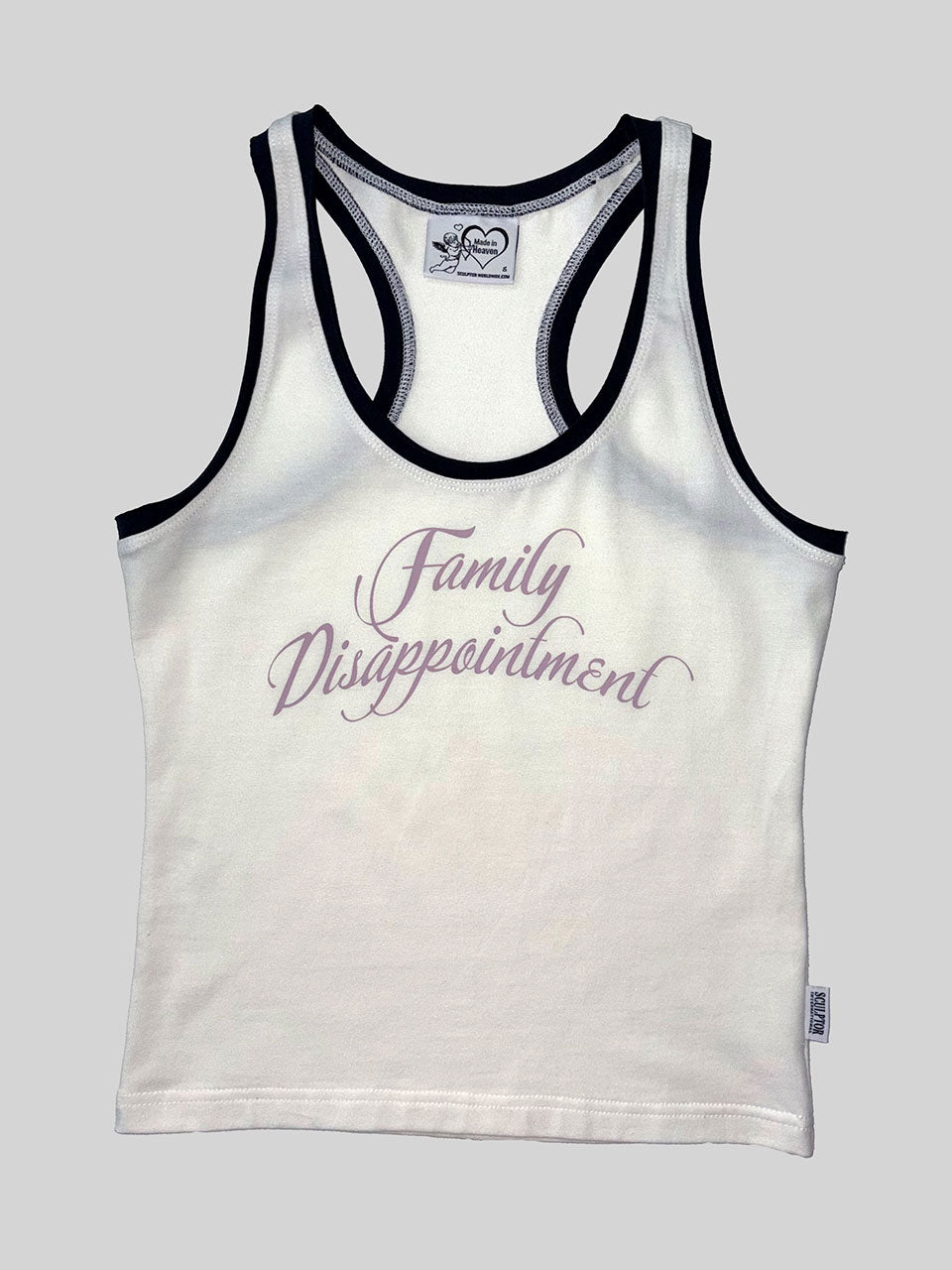 Family Disappointment Tank Top White