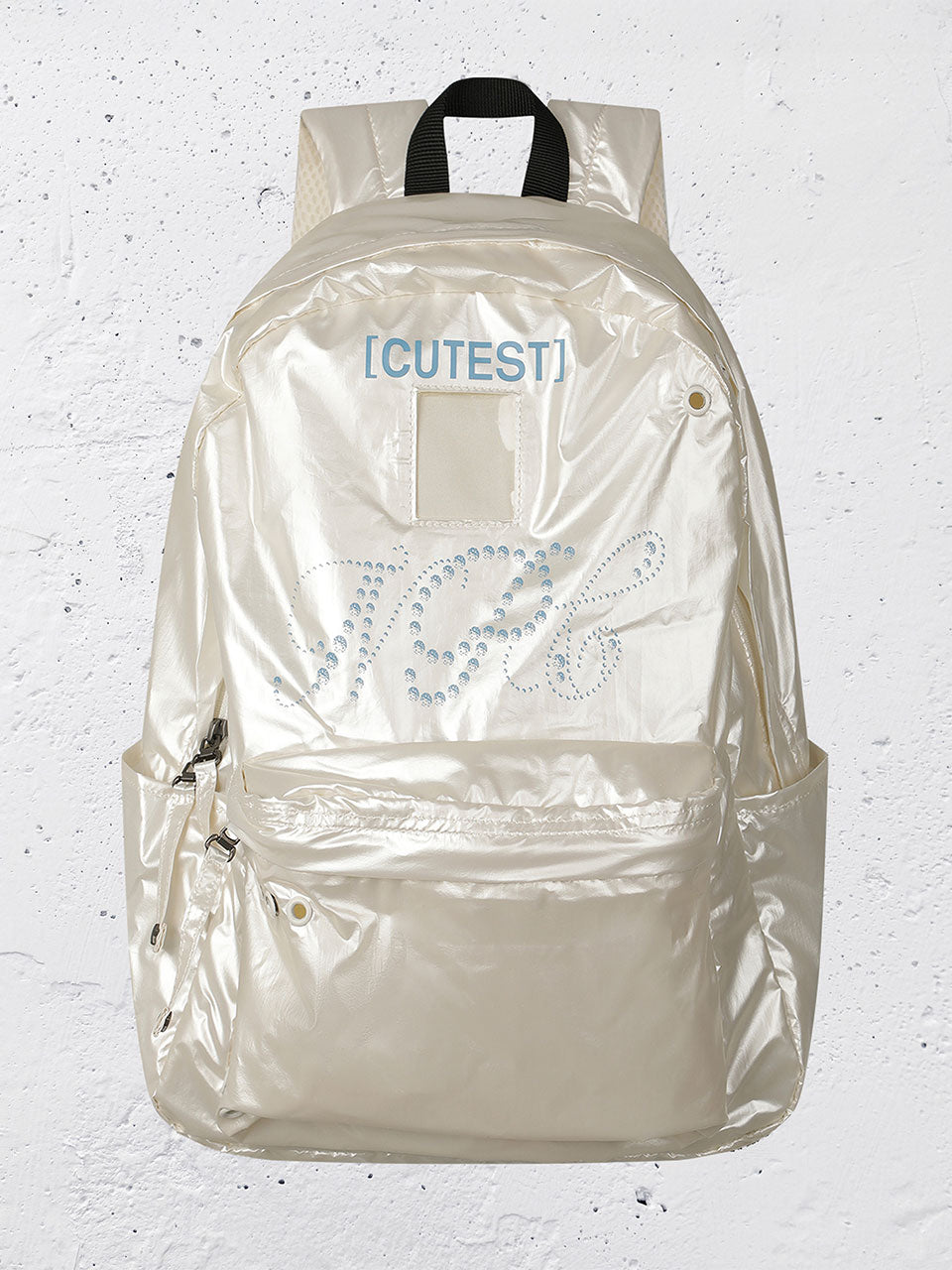 NPC Metallic Backpack White