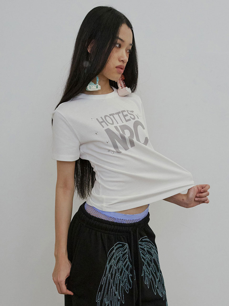 Hottest NPC Tee White