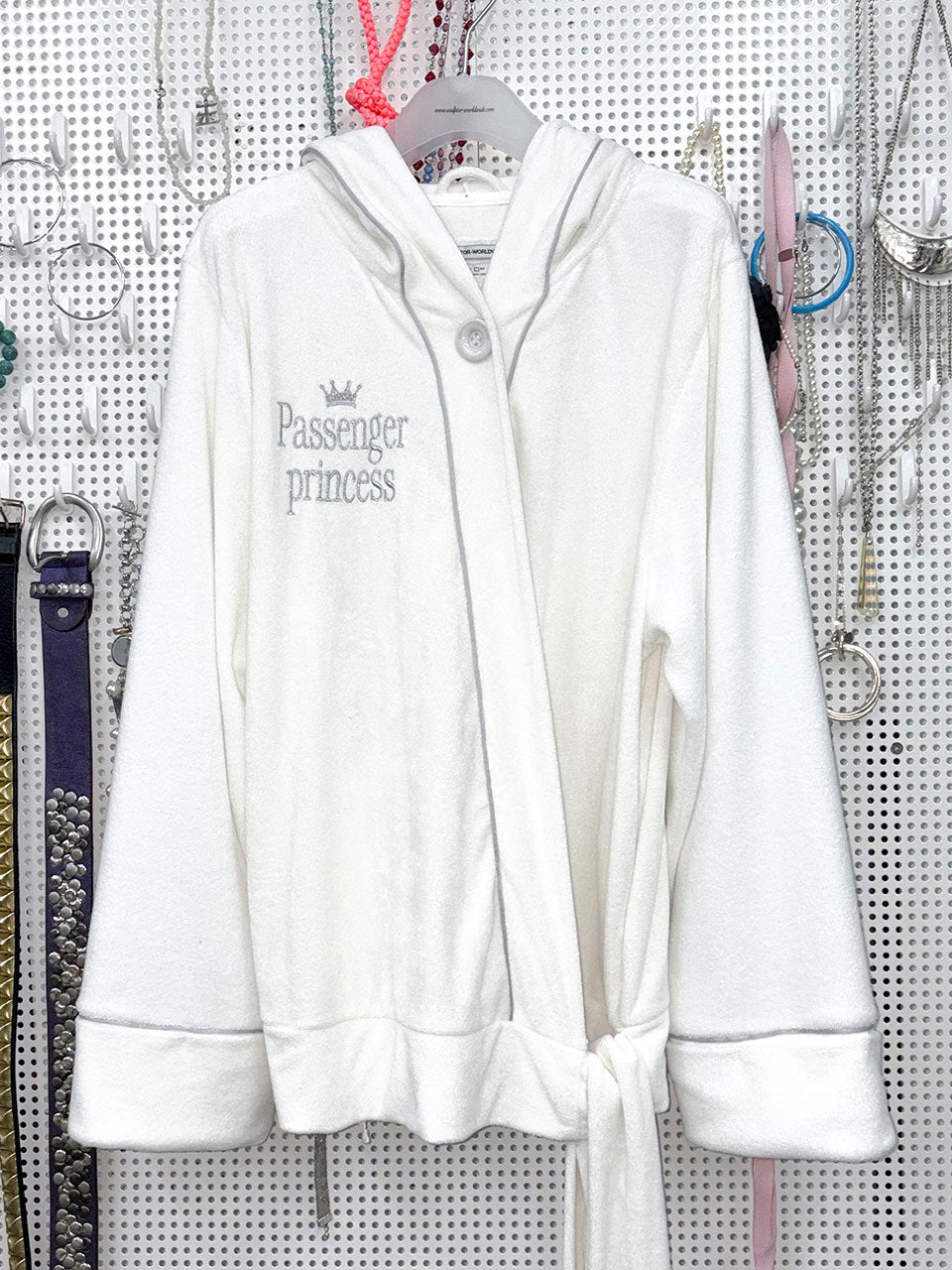 Bath Robe Hoodie White(Princess)