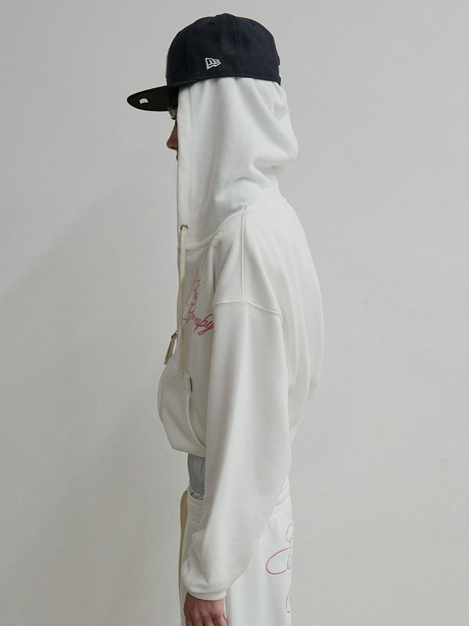 Glow In The Dark Zip-Up Hoodie White